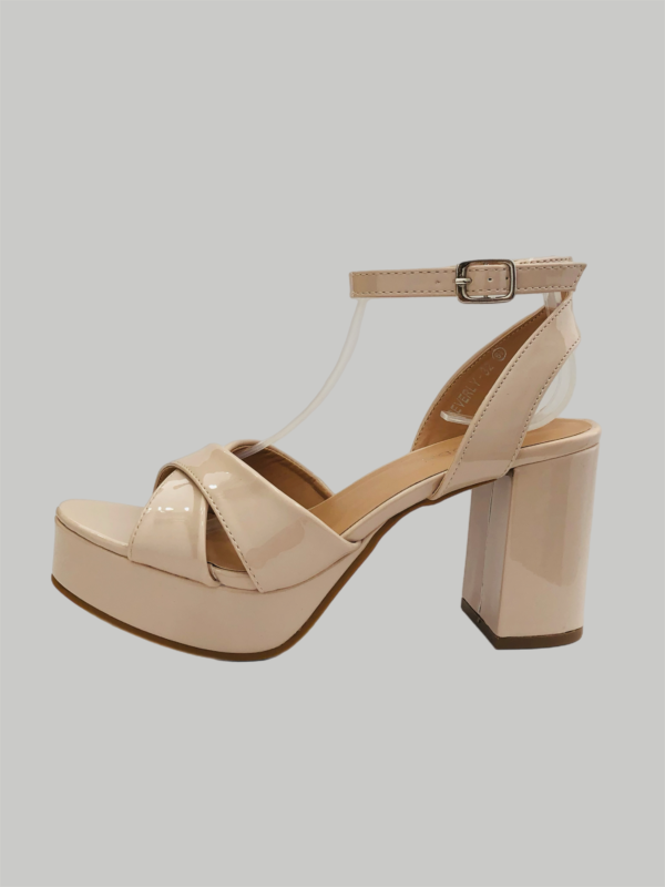 Zapatilla plantaforma cruzada - Imagen 2