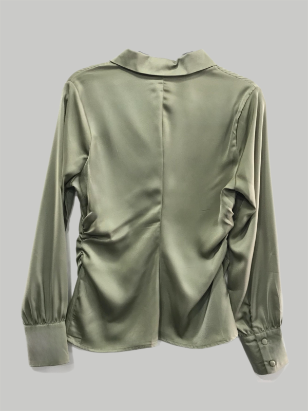 Camisa satén drapped - Imagen 2