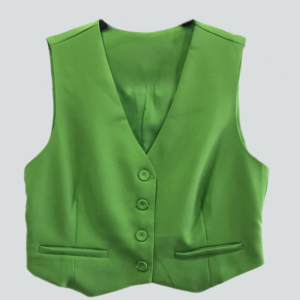 Chaleco Botones Largo