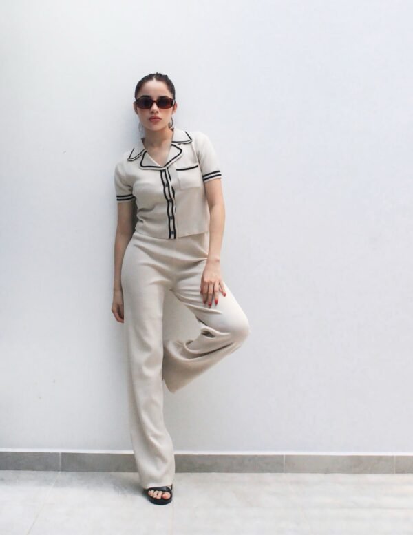 Set  Blusa+Pantalon tejido de Punto - Imagen 3