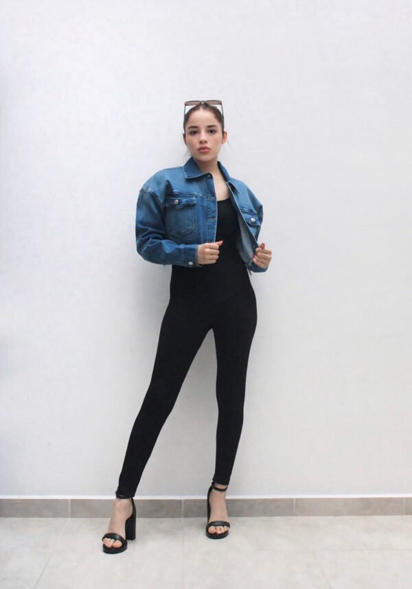 Denim Jacket crop  Chamarra corta - Imagen 2