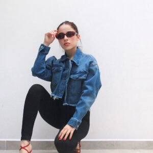 Denim Jacket crop  Chamarra corta