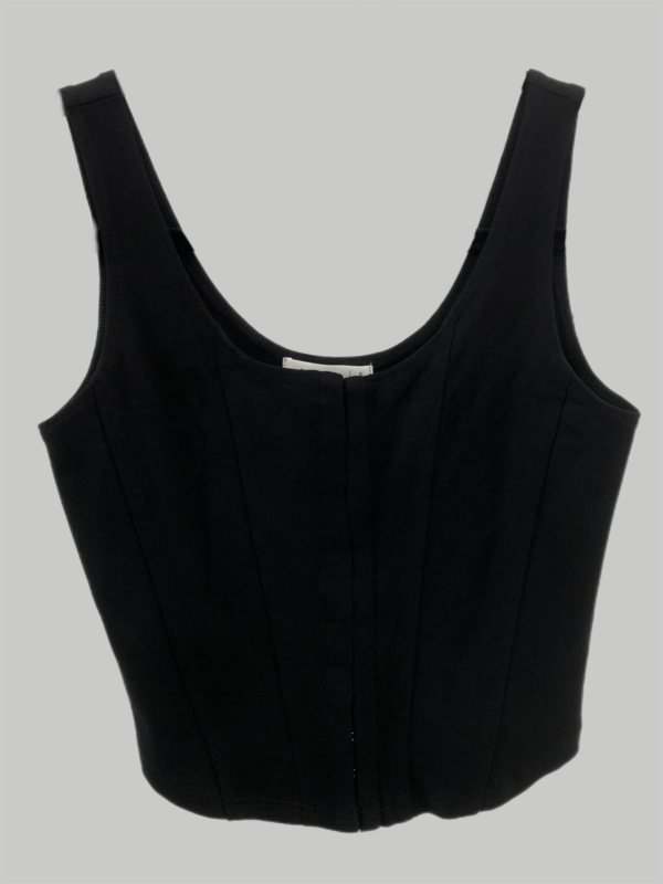 Top Blanco Corset broches - Imagen 2