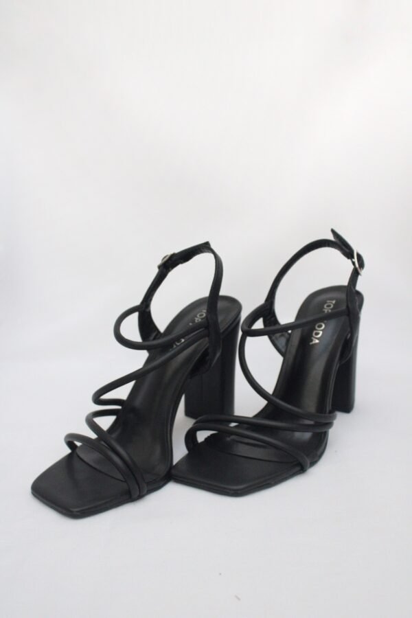 Zapatillas de Tacón Alto con Tiras Finas - Imagen 2