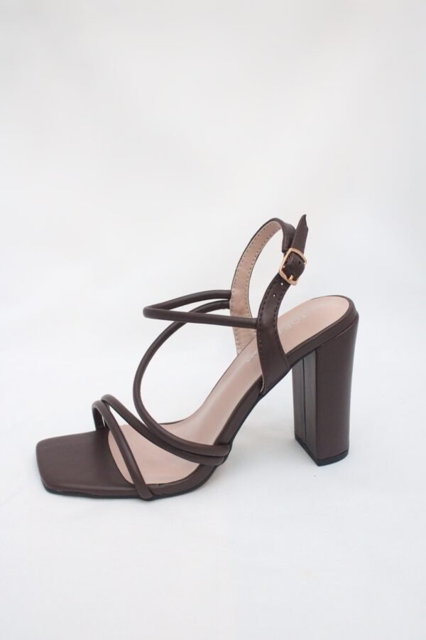 Zapatilla Tacón Alto  con Tiras Finas - Imagen 3