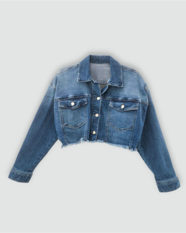 Denim Jacket crop  Chamarra corta - Imagen 3