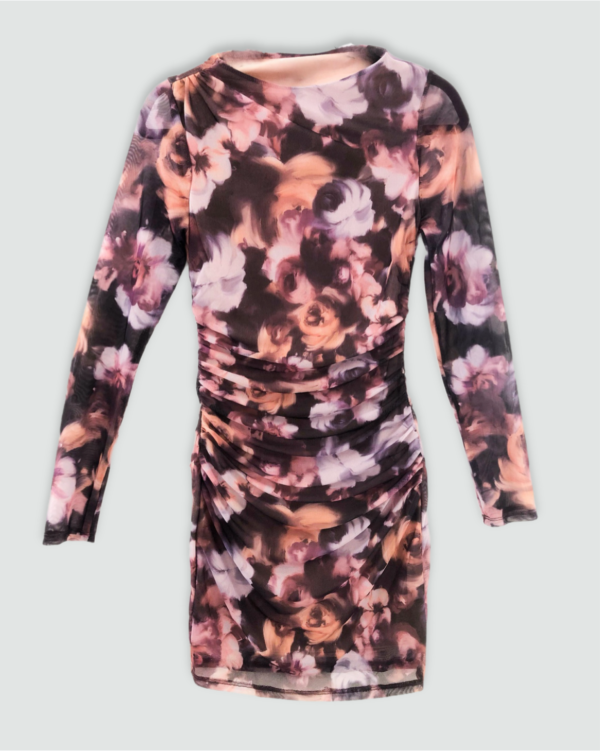 Vestido mesh Floral - Imagen 3