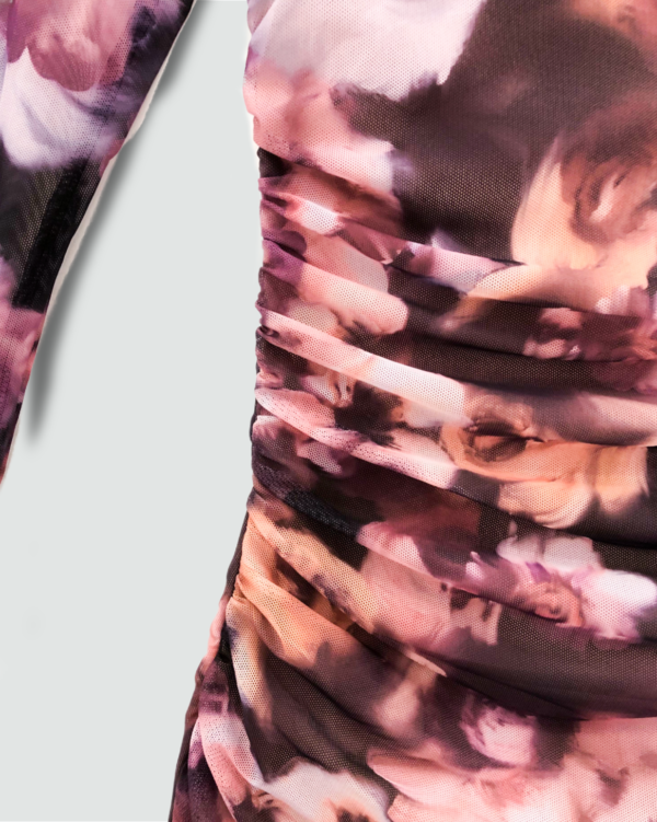Vestido mesh Floral - Imagen 4