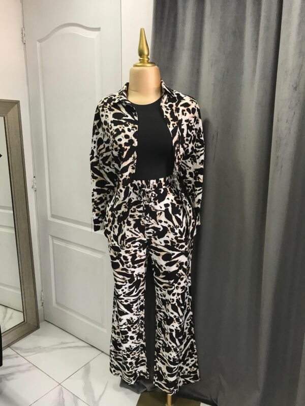 Set animal print Camisa+Pantalon - Imagen 2