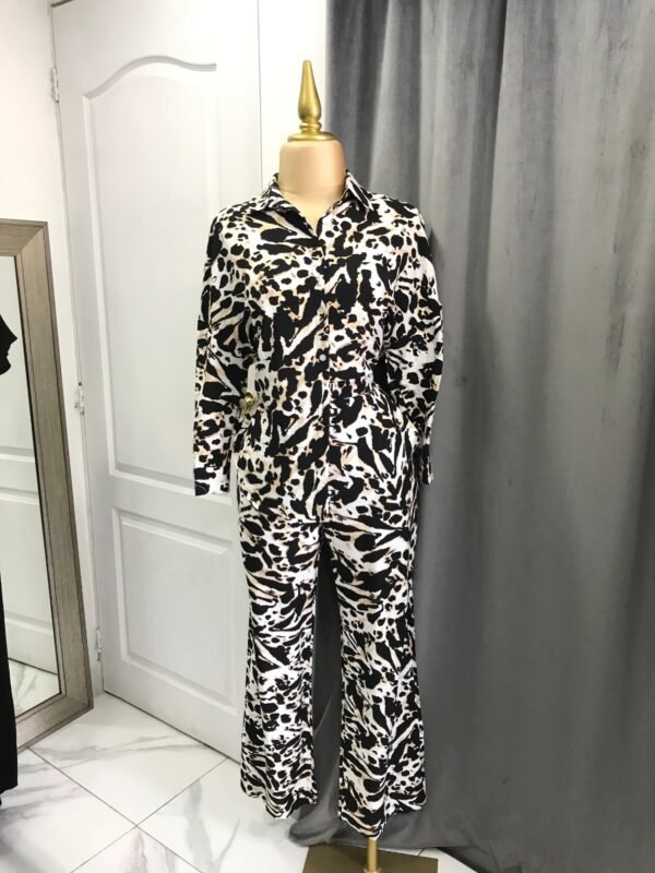 Set animal print Camisa+Pantalon