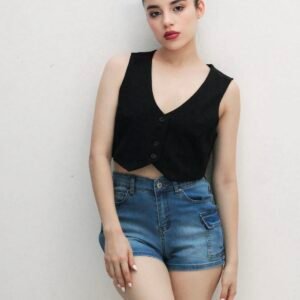 Short Cargo Denim strech