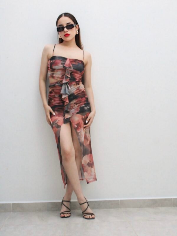 Set Top+Falda Mesh Olan